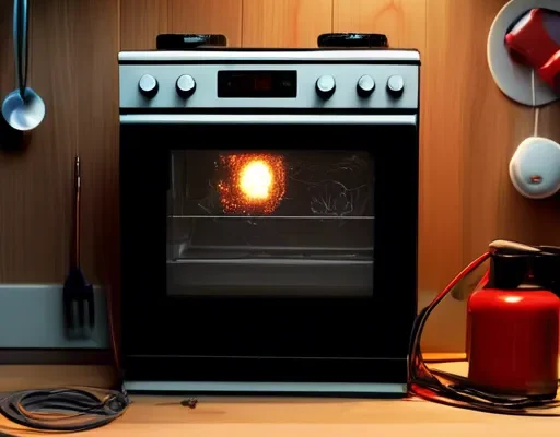 Repedés javítása egy üvegtűzhelyen